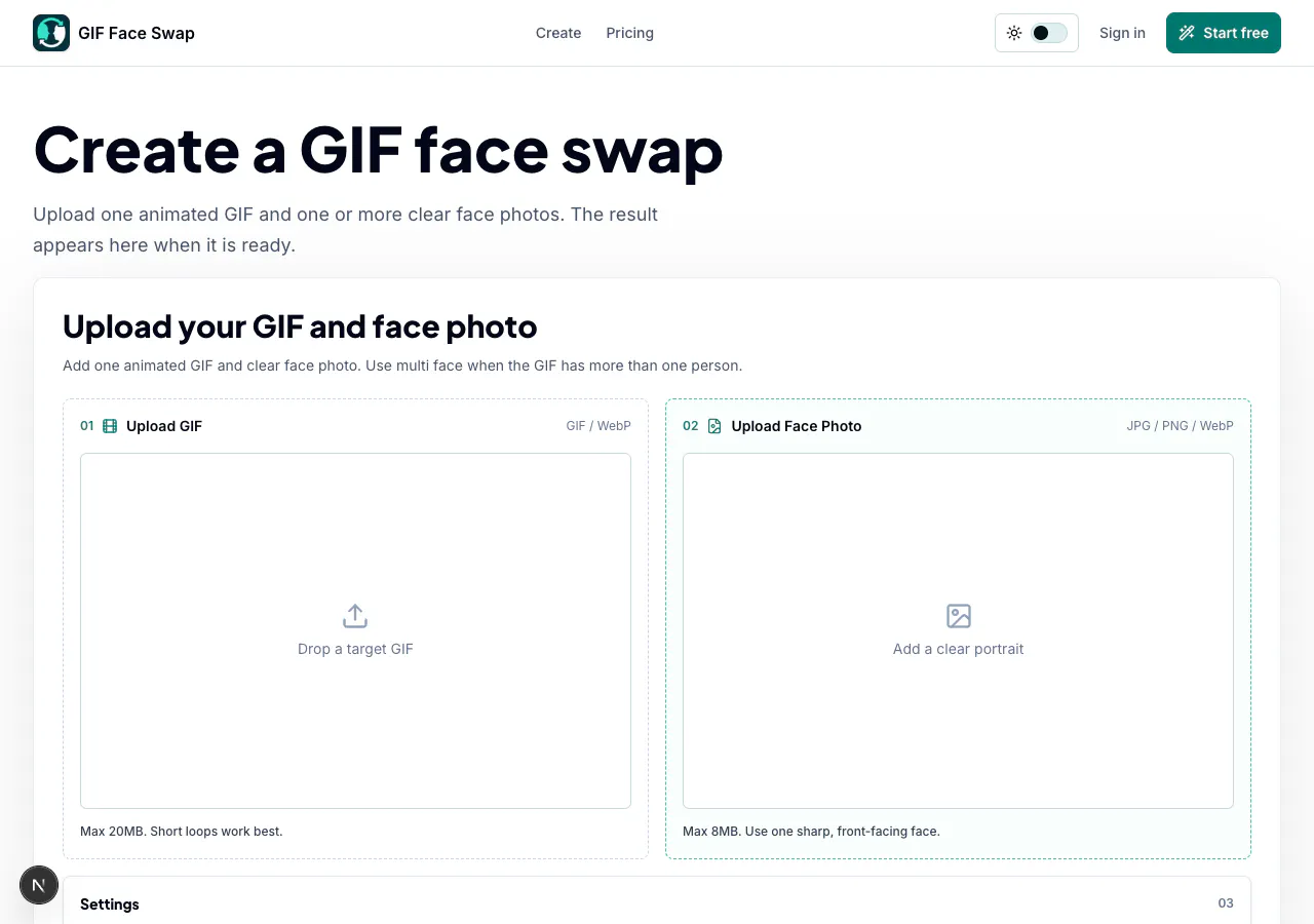 GIF Face Swap gallery image