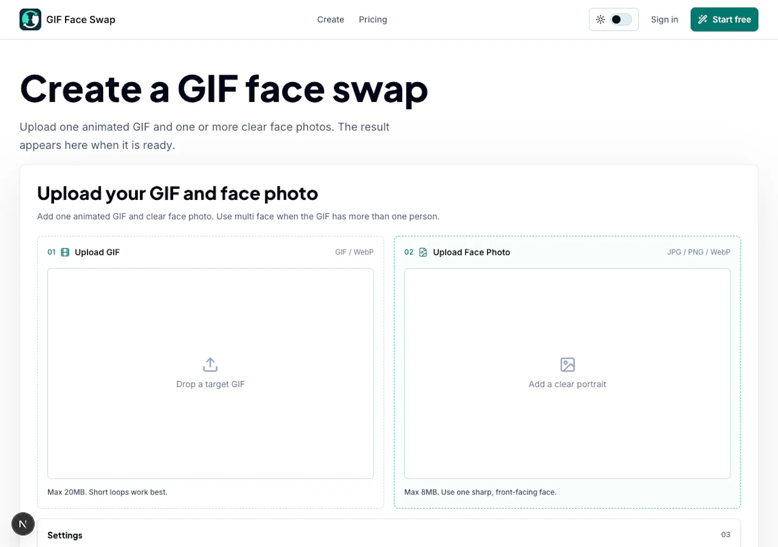GIF Face Swap screenshot 1
