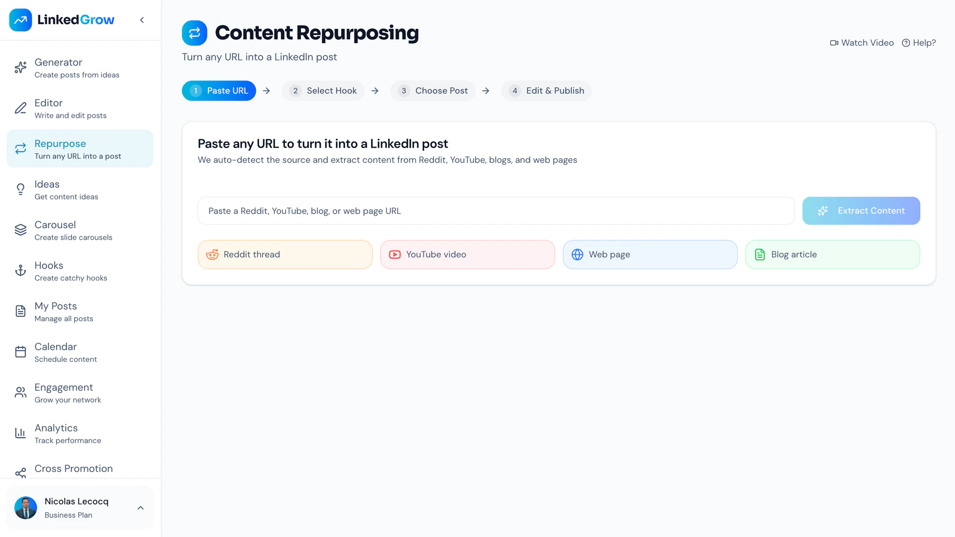 LinkedGrow 截图 4