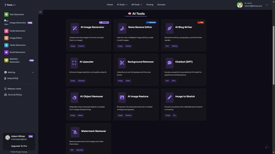 Tensa Pro - Screenshot 4 showing product features and functionality