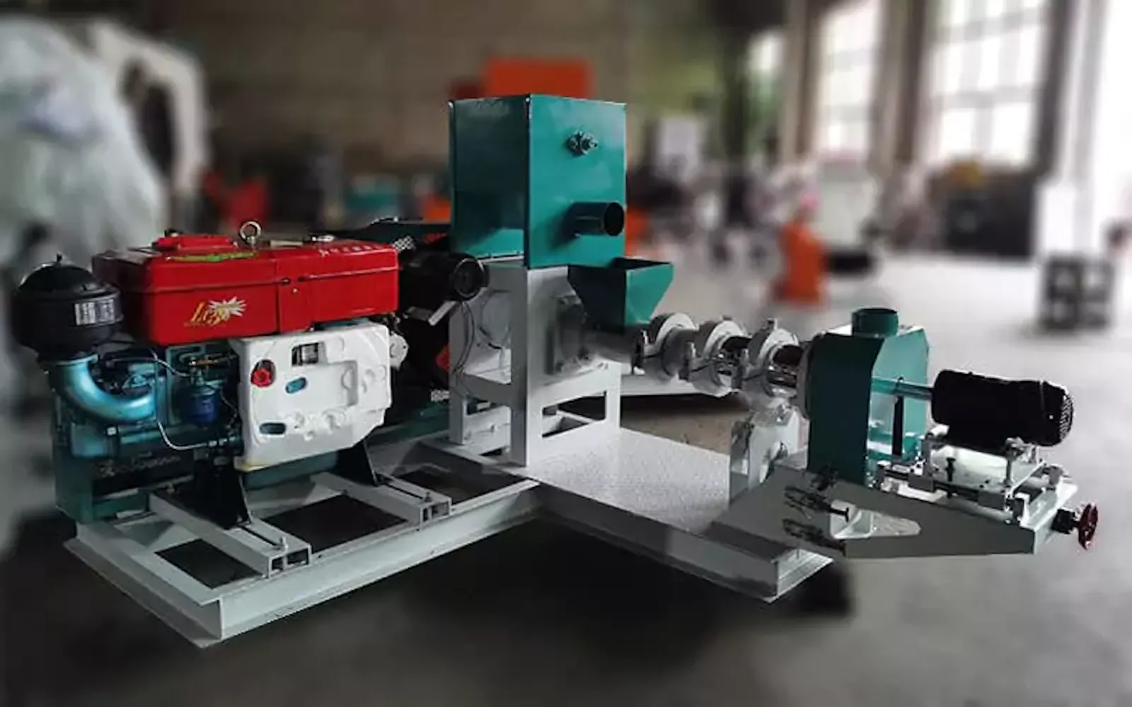 Dry Type Floating Fish Feed Pellet Mill screenshot 1