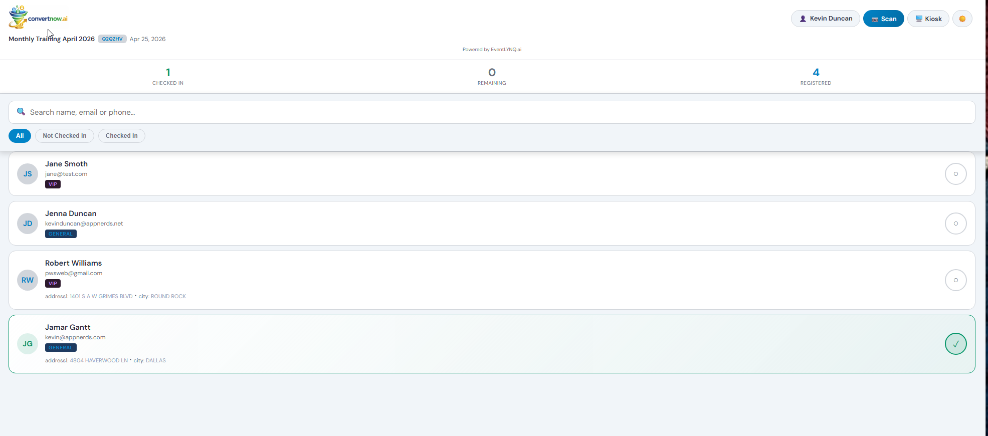 EventLYNQ - Event Check-In App gallery image