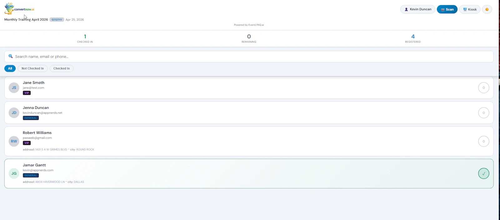 EventLYNQ - Event Check-In App screenshot 7