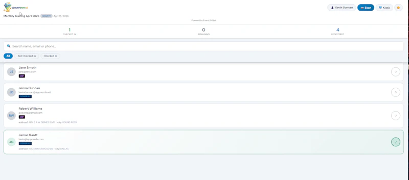EventLYNQ - Event Check-In App screenshot 7