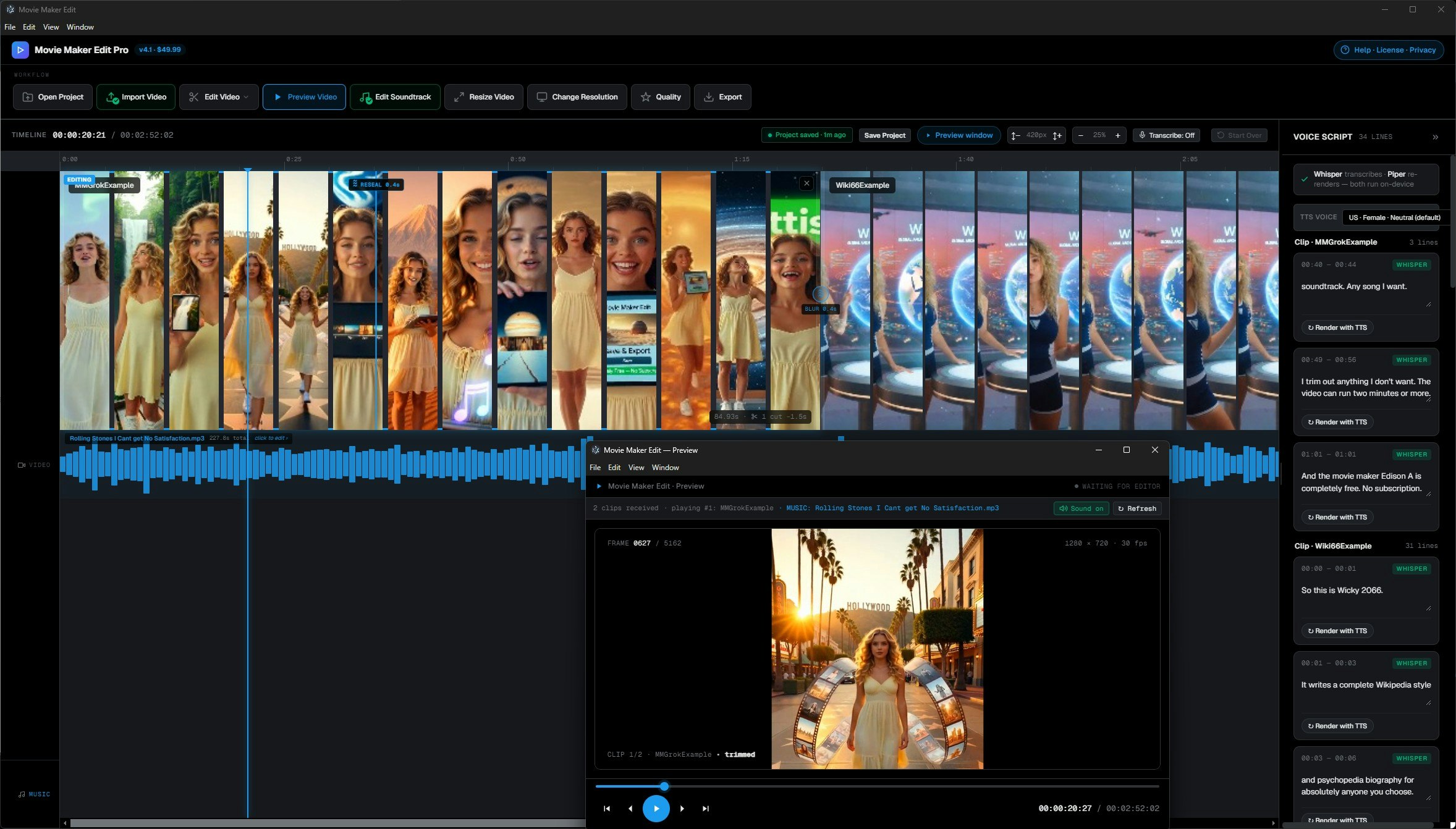 MovieMaker Grok gallery image