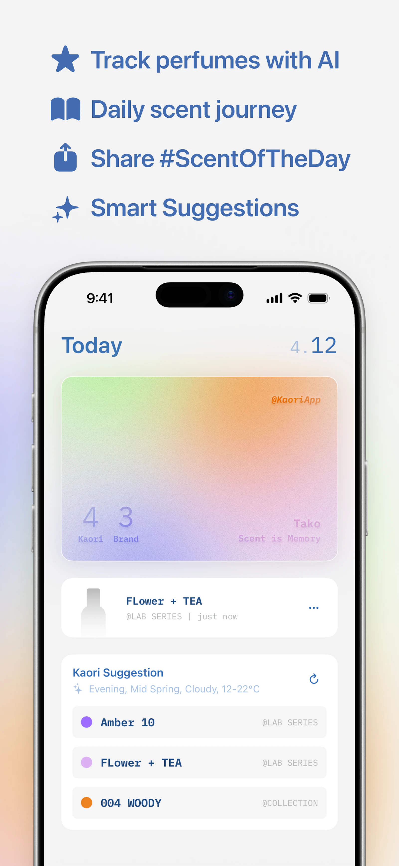 Kaori - Perfume & Scent Tracker screenshot 3