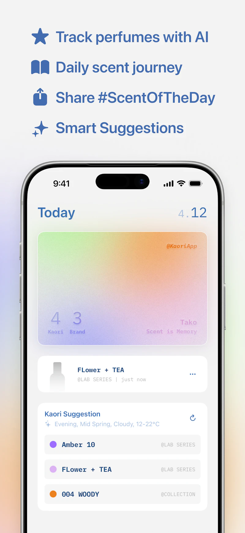 Kaori - Perfume & Scent Tracker screenshot 3