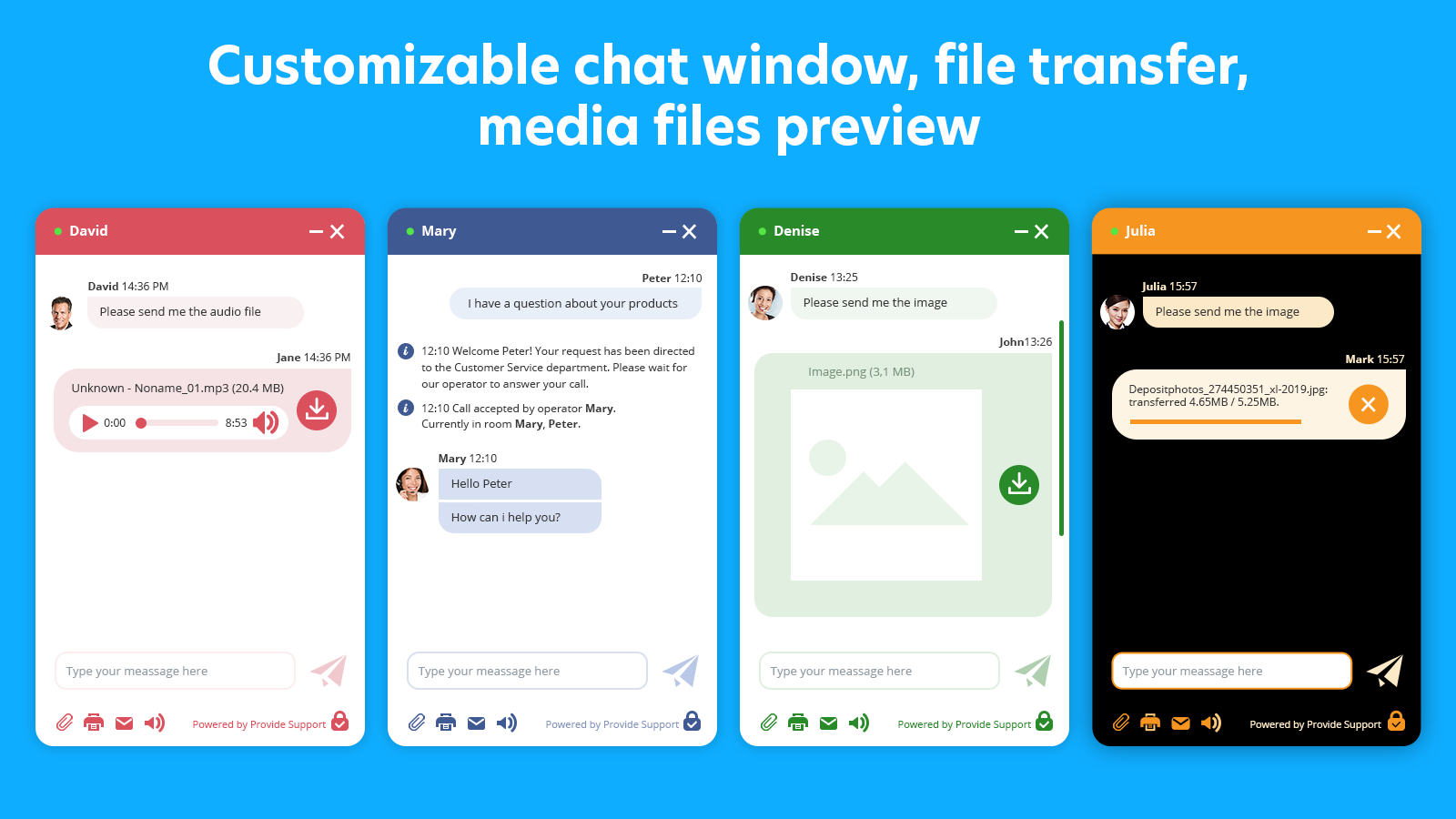 Provide Support Live Chat gallery image