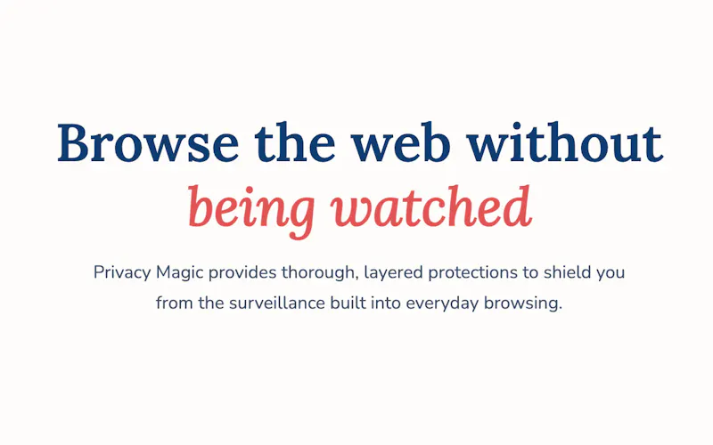 Privacy Magic screenshot 2