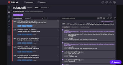 ShiftLeft CORE: SAST + SCA + Education gallery image