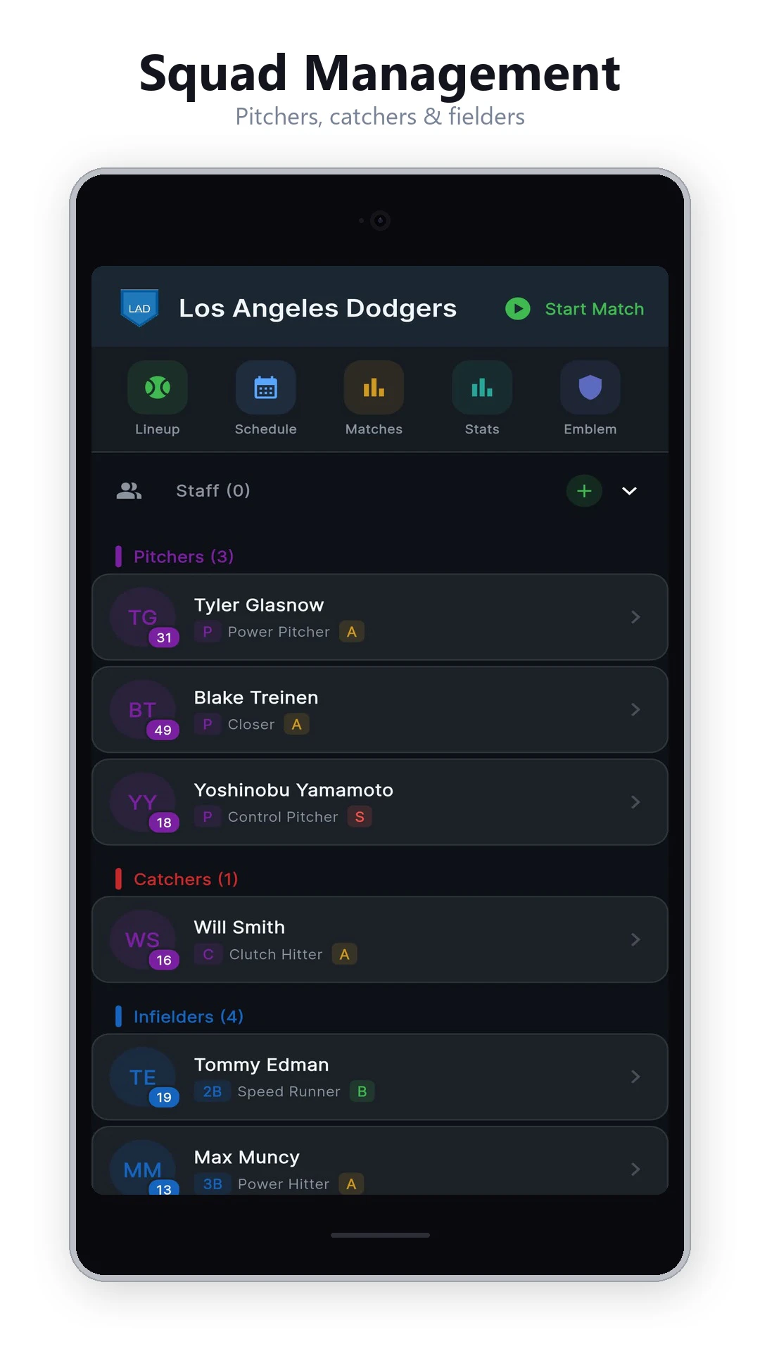 The Coach - Baseball Lineup screenshot 2