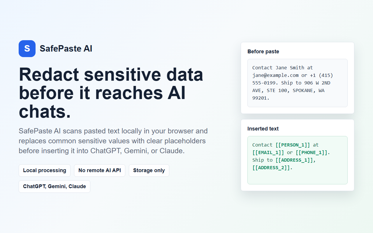 SafePaste AI gallery image