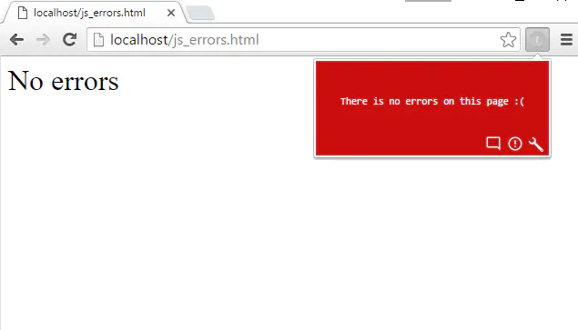 JavaScript Errors Notifier