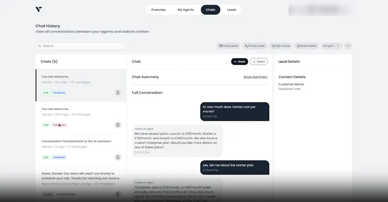 Ventaz AI screenshot 2