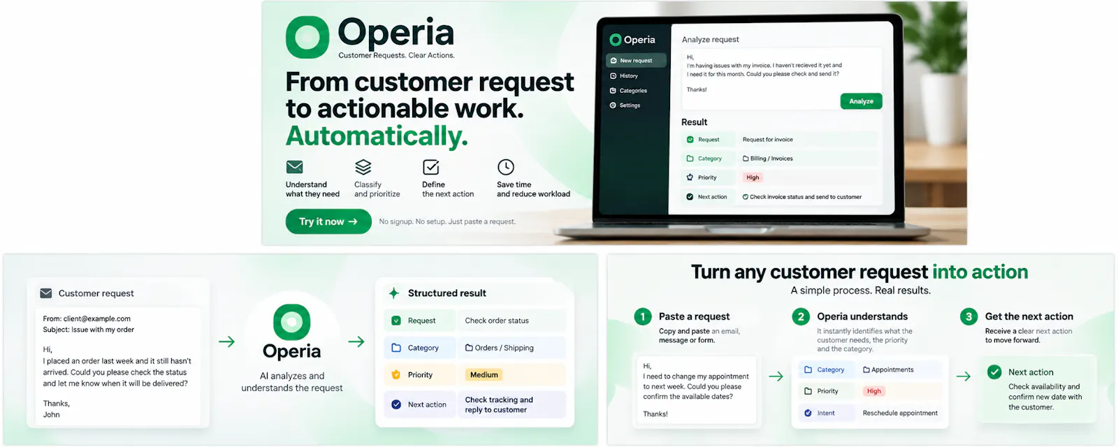 Operia screenshot 1