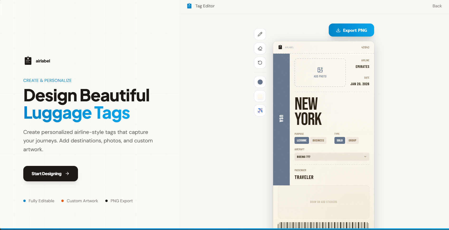 airlabel gallery image