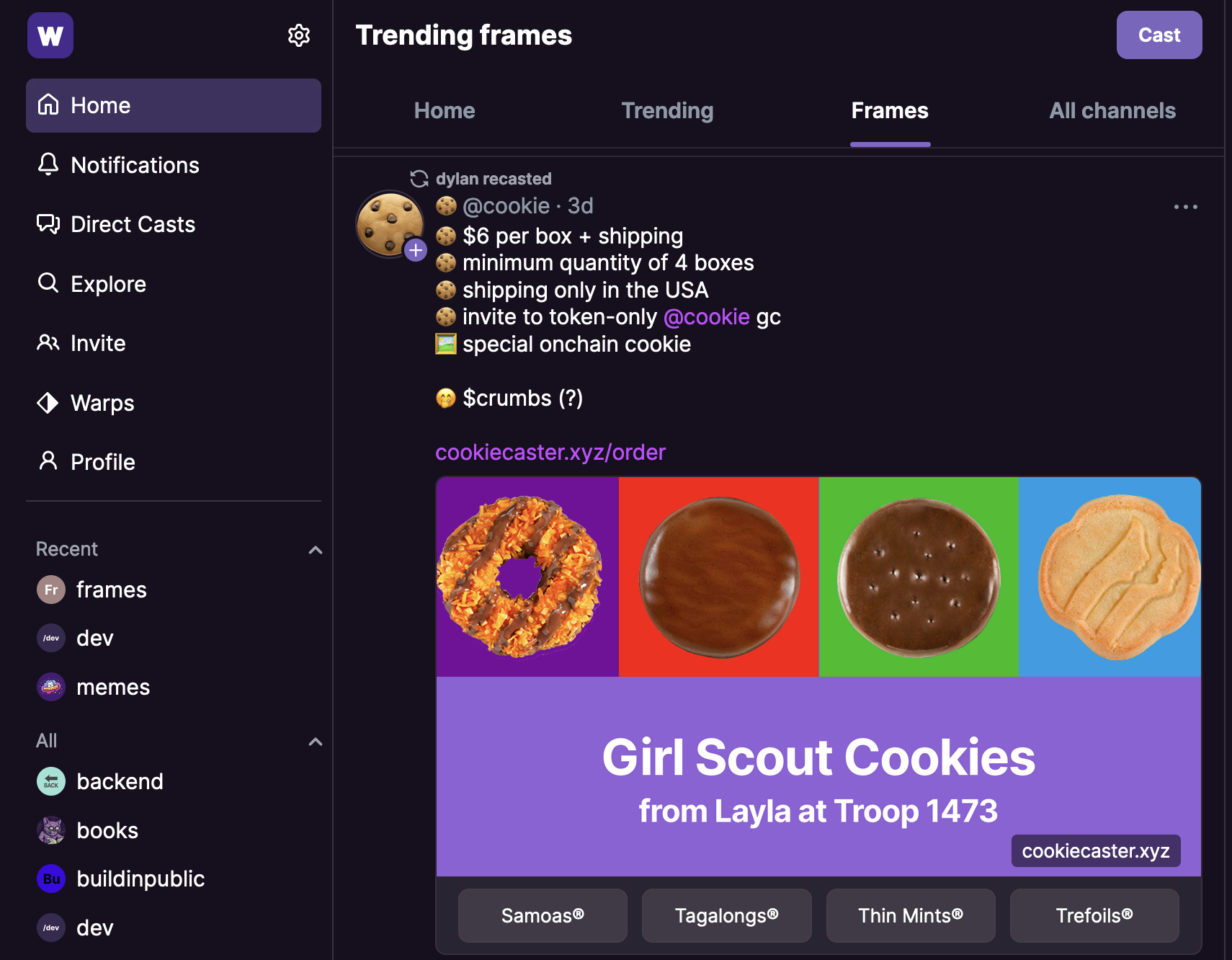 Frames on Farcaster - Turn any post into an app media 4
