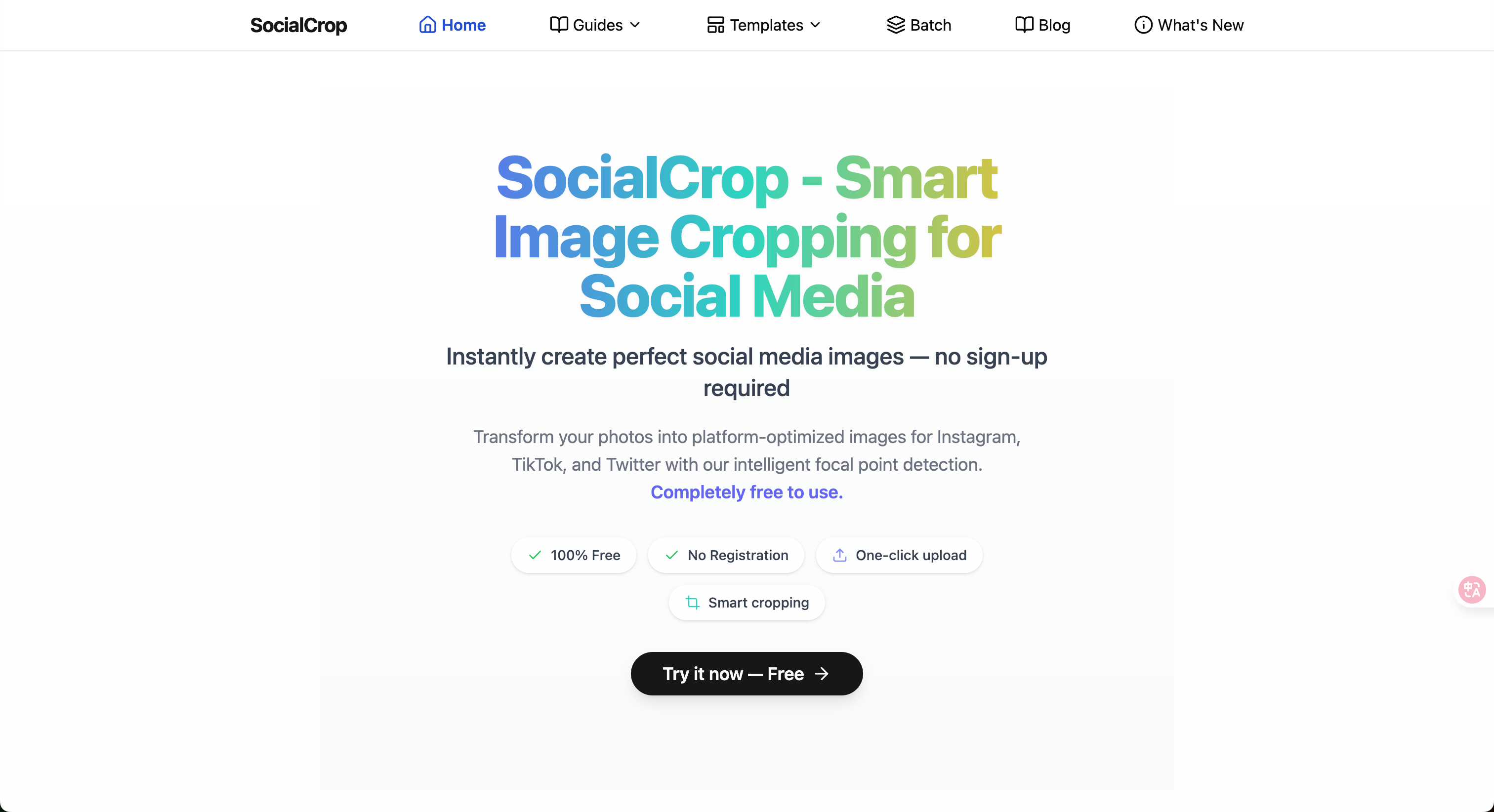 SocialCrop
