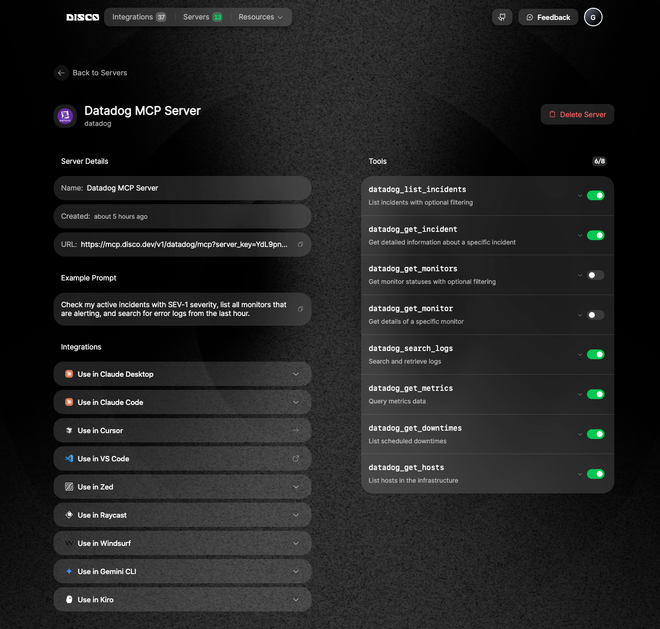 Disco.dev - Plug-and-play open source mcp servers media 4