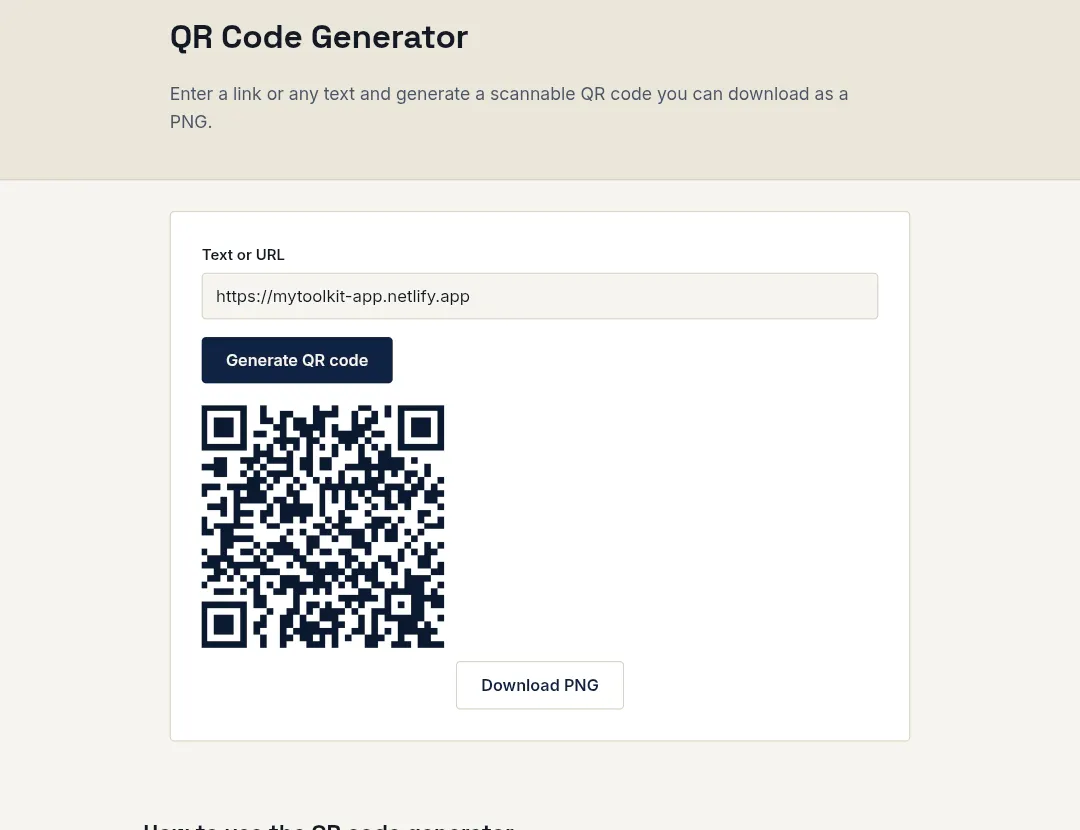 Toolkit — Free Online Tools gallery image