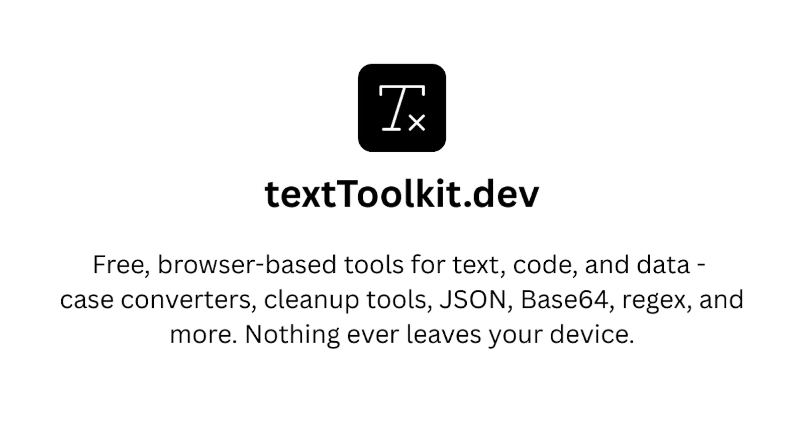 textToolkit.dev screenshot 1