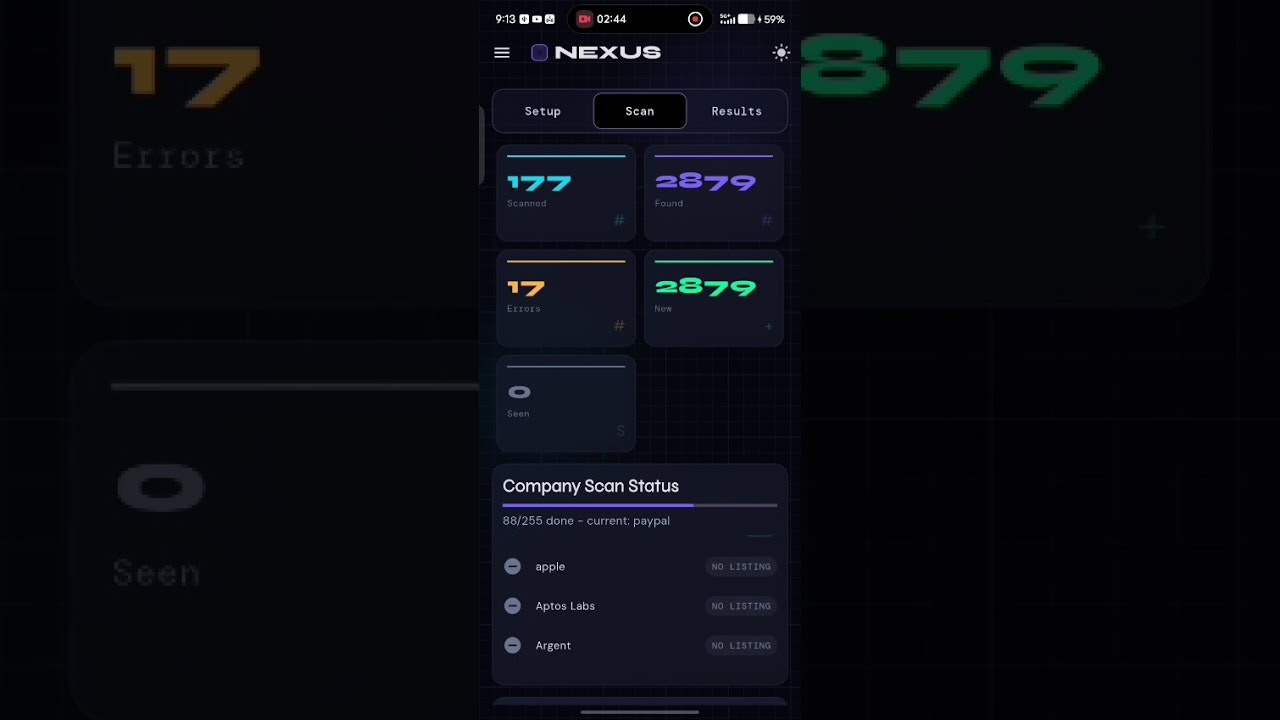 NEXUS Talent Radar — Smart Job Scanner gallery image