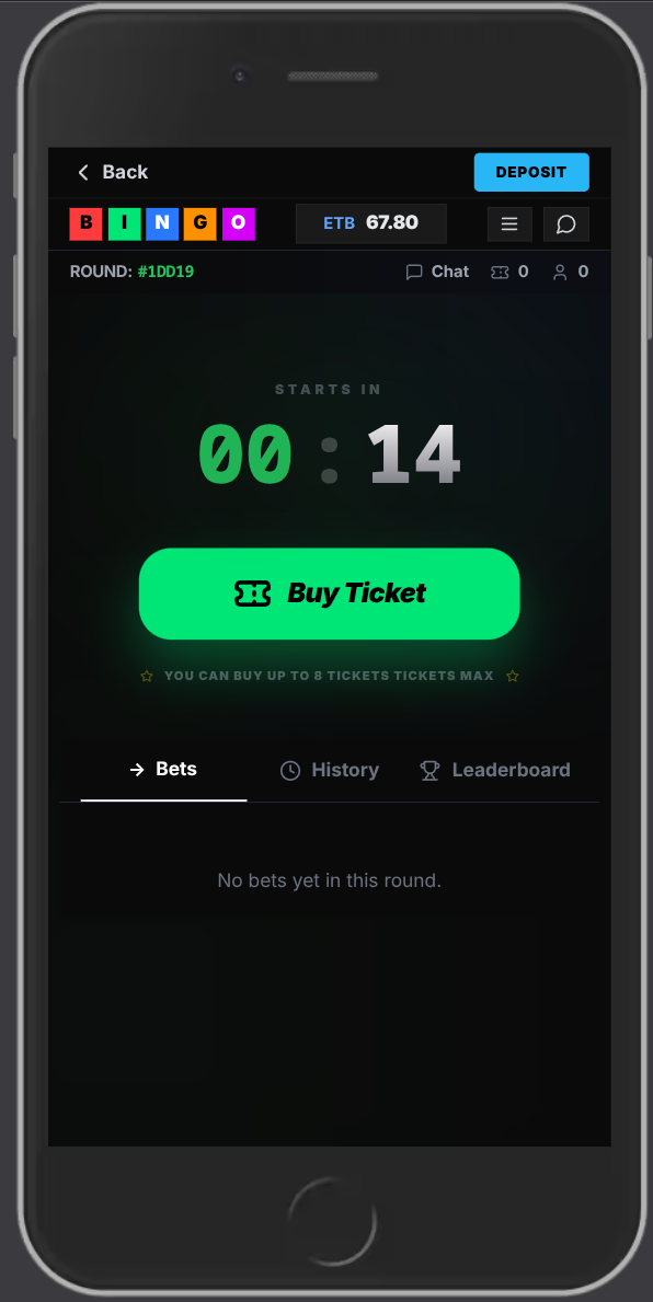 Telegram Gaming Platform - Screenshot 3 showing product features and functionality