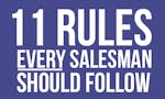 11 Rules Every Salesman Should Follow image