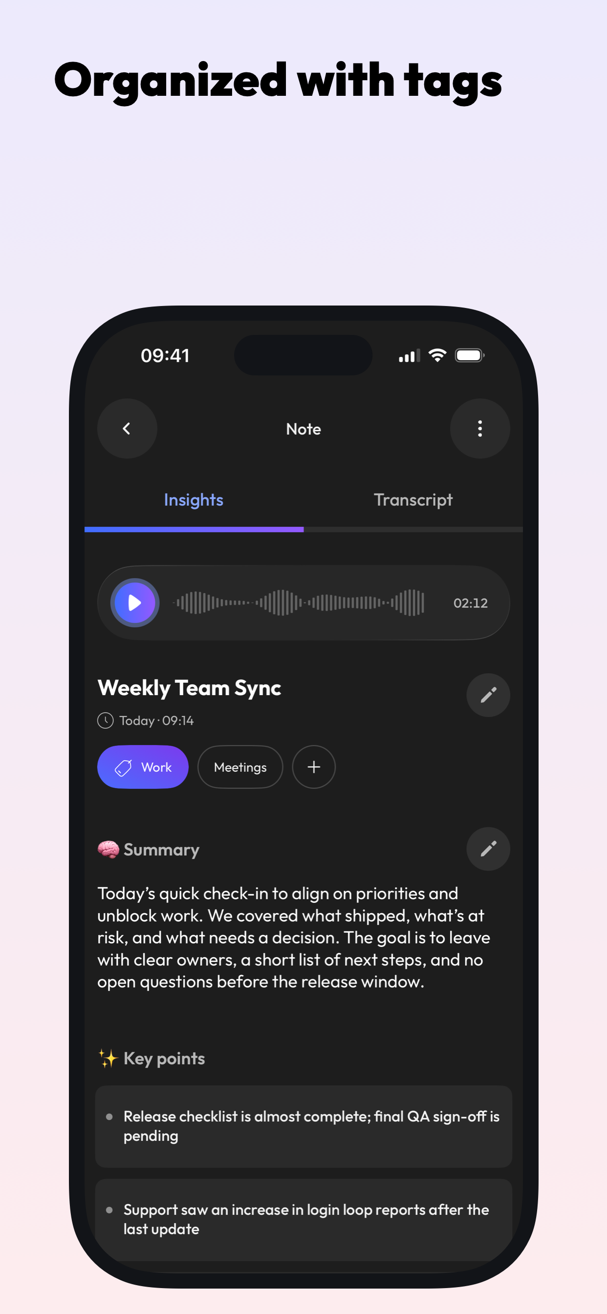 Nami: AI Voice Notes gallery image