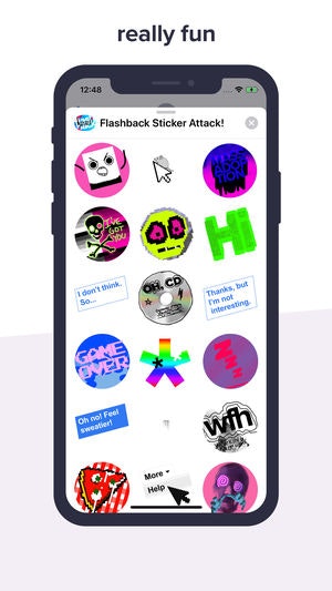 Flashback Sticker Attack! iMessage Stickers gallery image