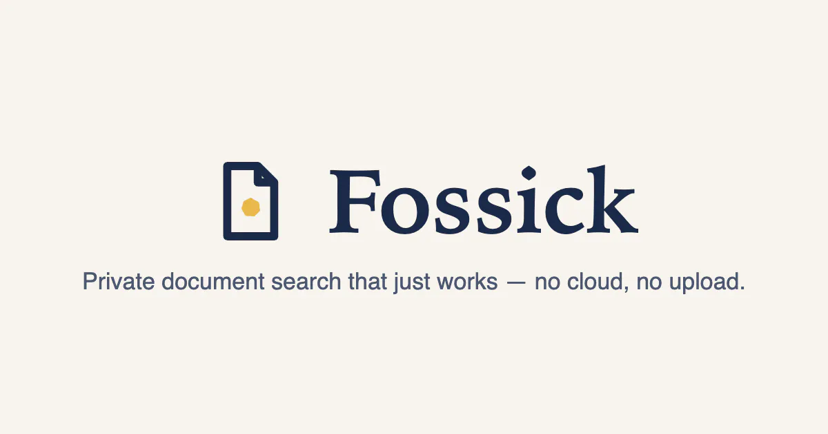 Fossick