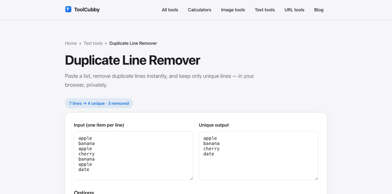 ToolCubby — Free Private Tools gallery image