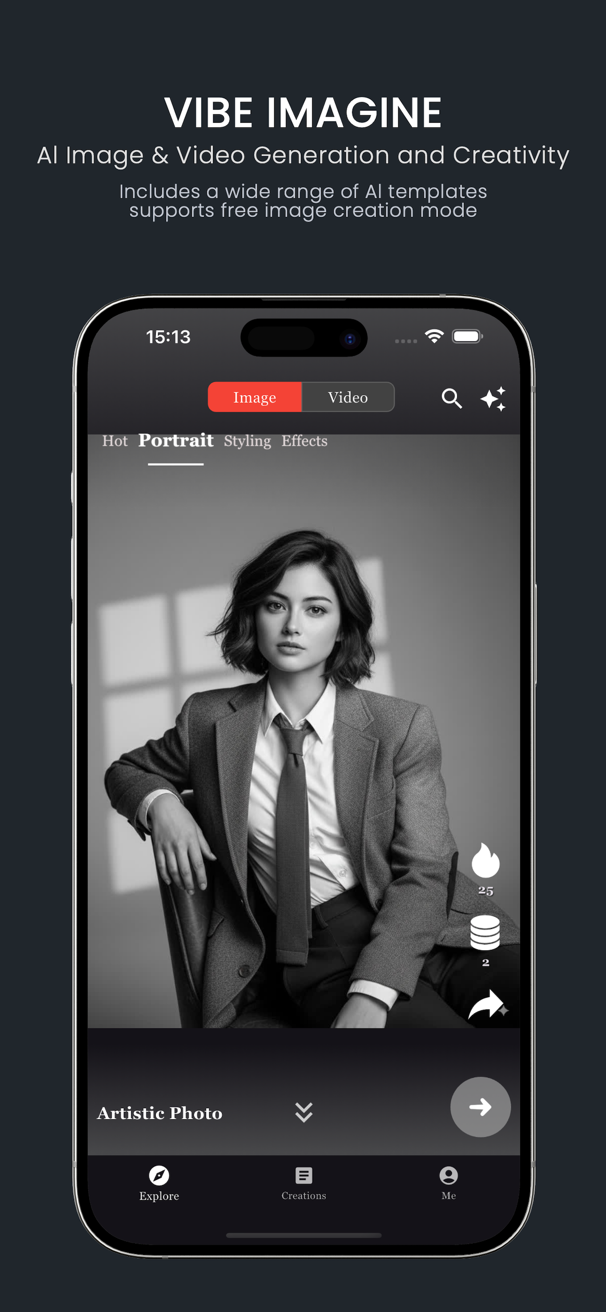 Vibe Imagine:AI Art Image to Video Maker gallery image