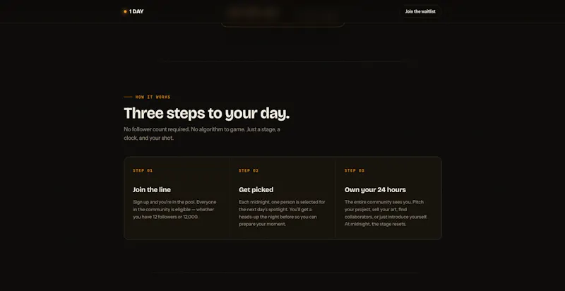 1Day – One spotlight, every 24 hours screenshot 2