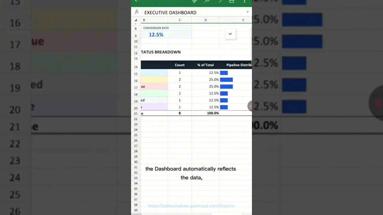 Simple CRM Excel Template gallery image