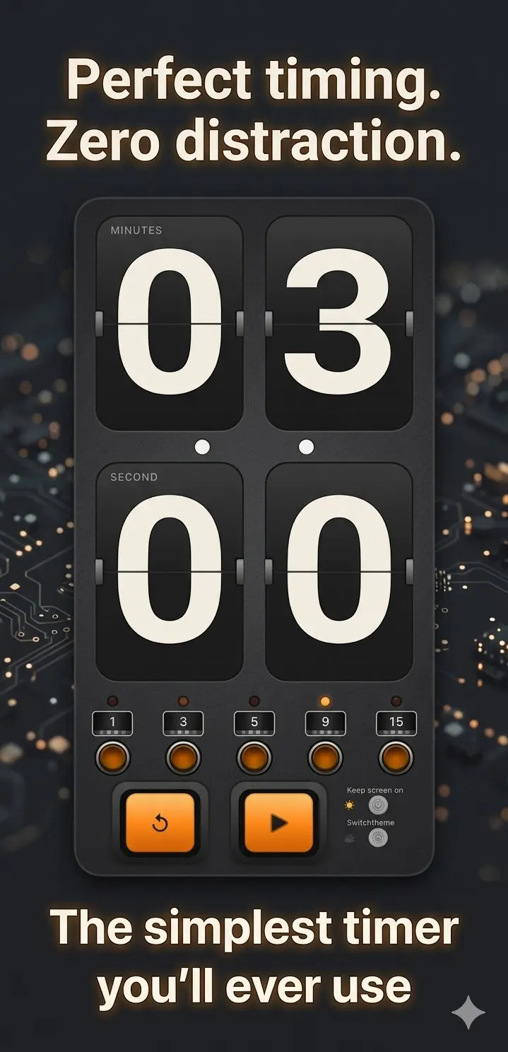 Banner del producto Noodle Ticker: Flip Timer