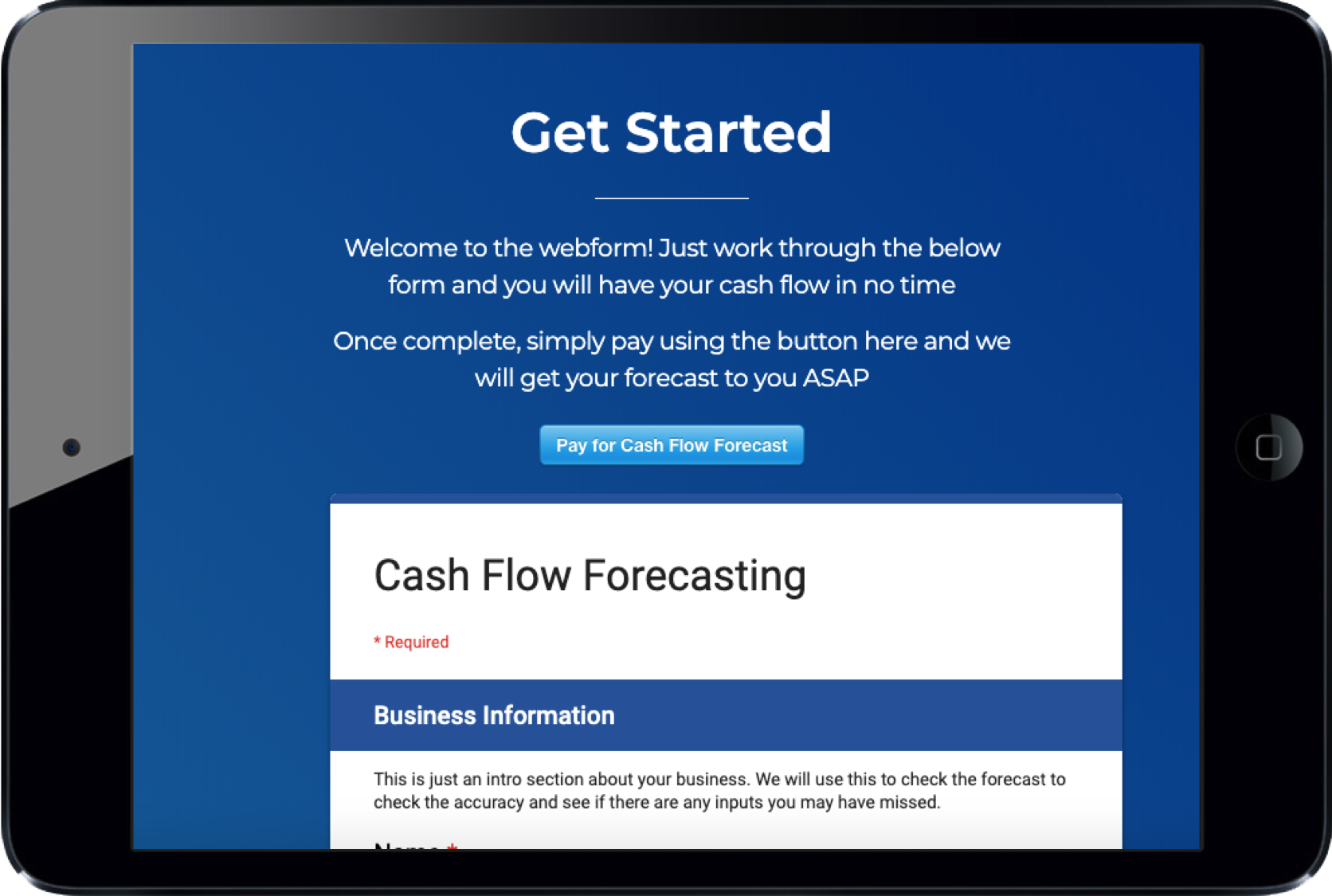 Finstant Cash Flow Forecast gallery image