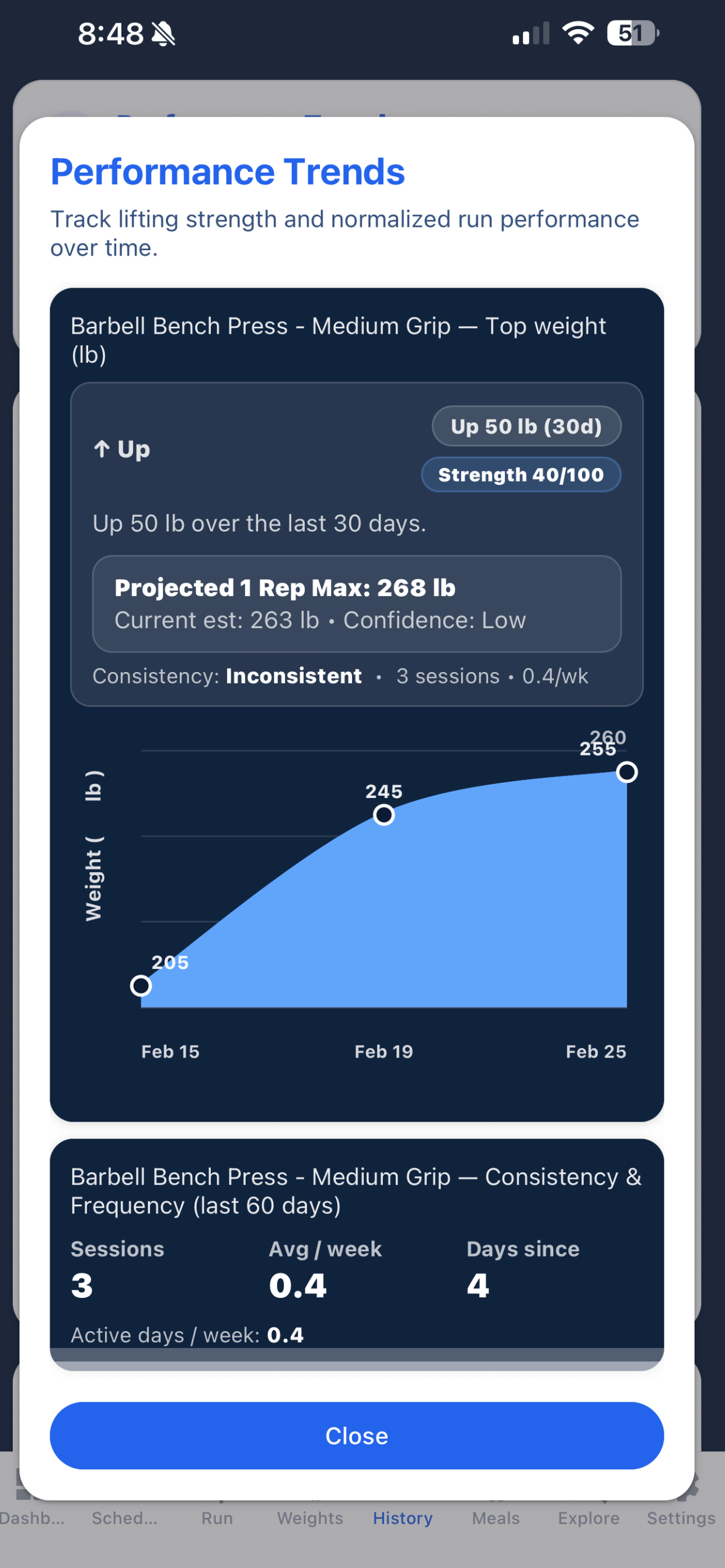 Revio Fitness  - Screenshot 2 showing product features and functionality