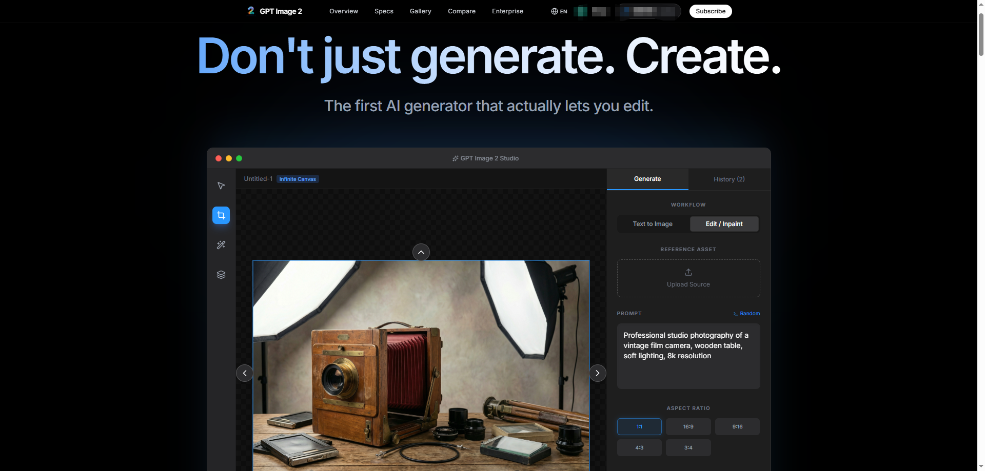 GPT Image 2 - Screenshot 2 showing product features and functionality