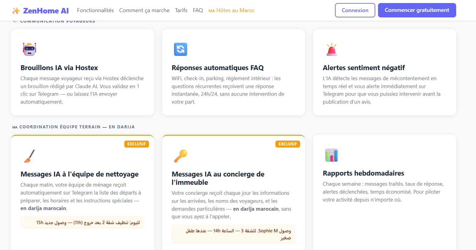 ZenHome —Messages Airbnb avec IA gallery image