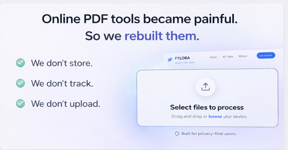 Fylora - Fast, Private & Ad-Free - Screenshot 3 showing product features and functionality