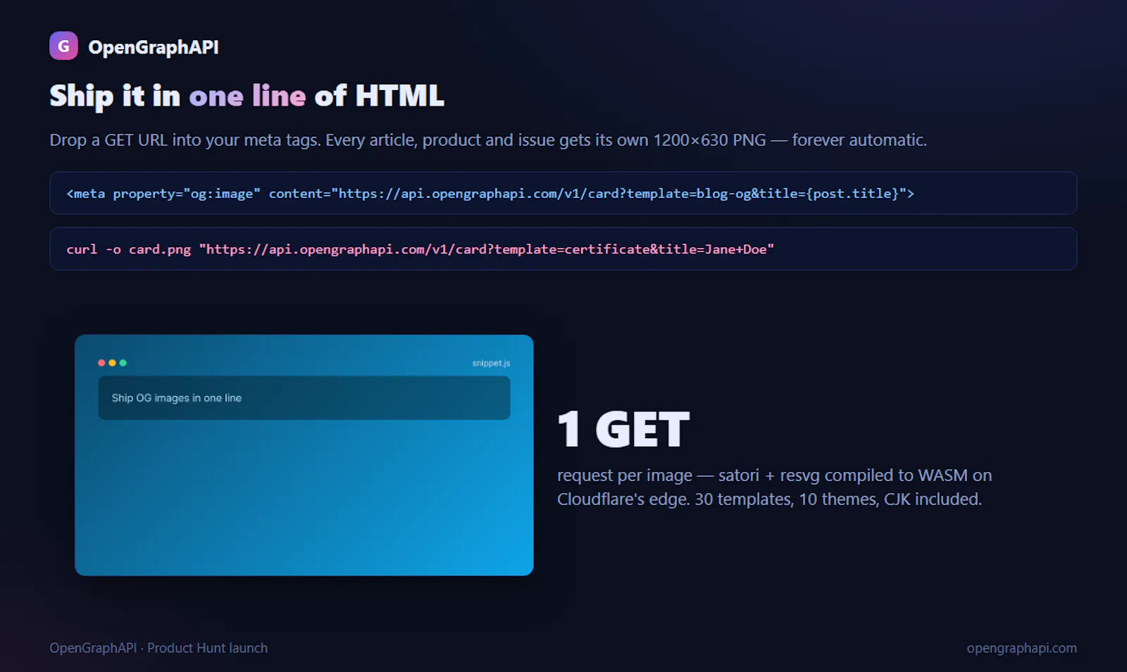 OpenGraphAPI  screenshot 2