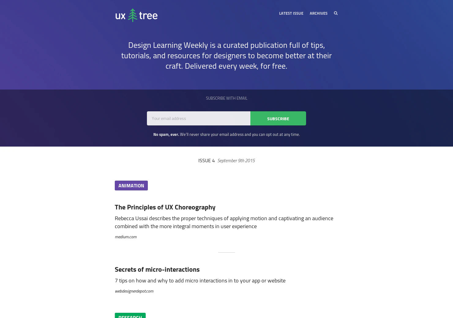 Design Learners Weekly