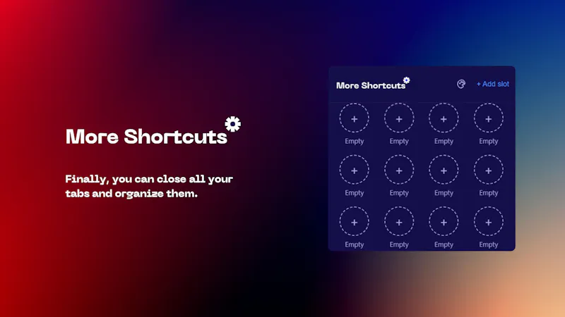 More Shortcuts  screenshot 1