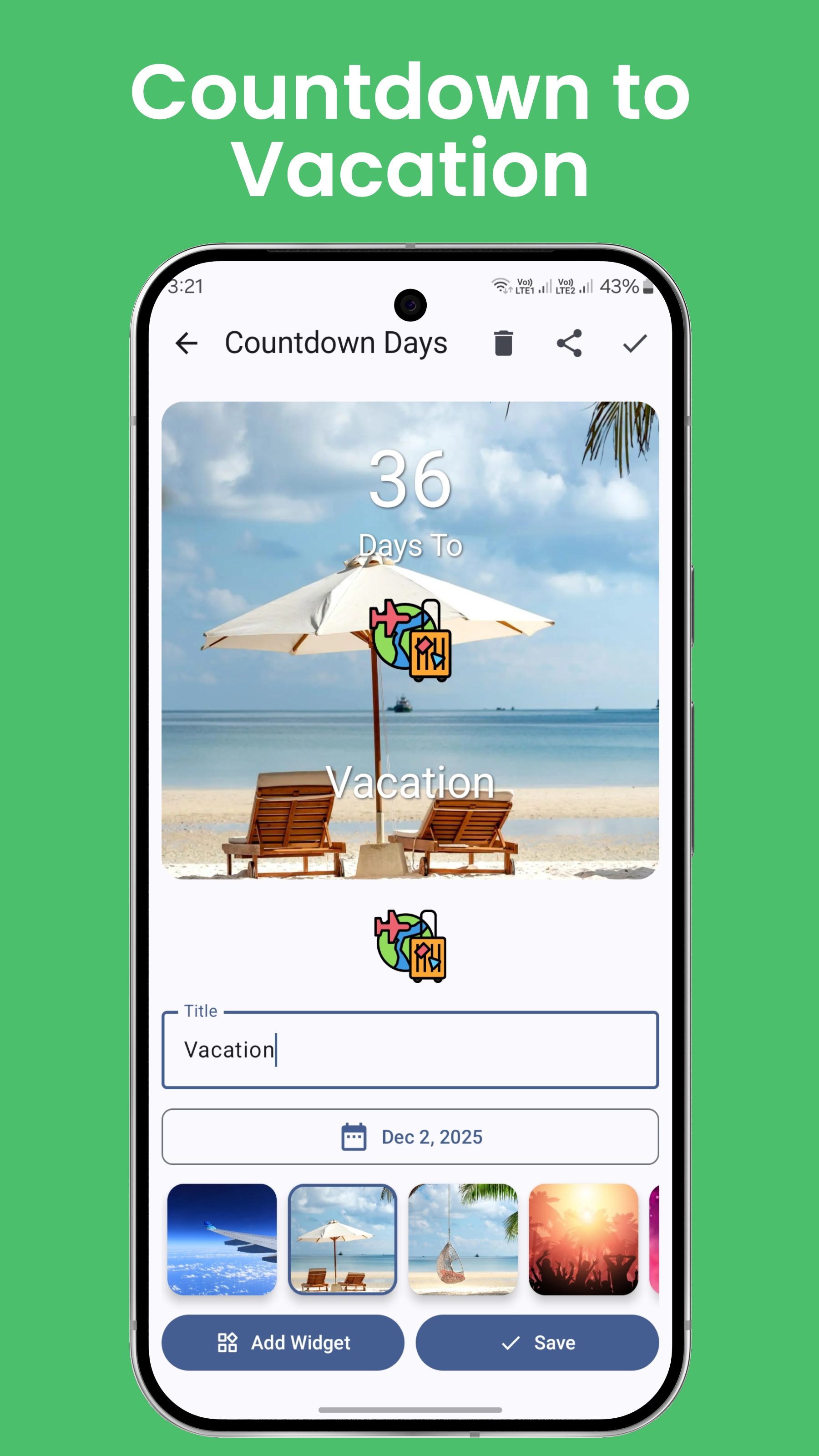 Countdown Days with Widgets gallery image