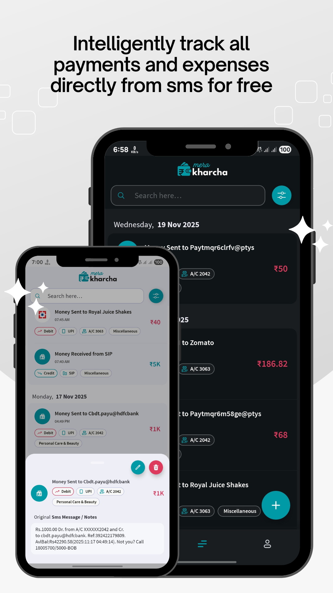 Mera Kharcha - AI Sms Expense Tracking  gallery image