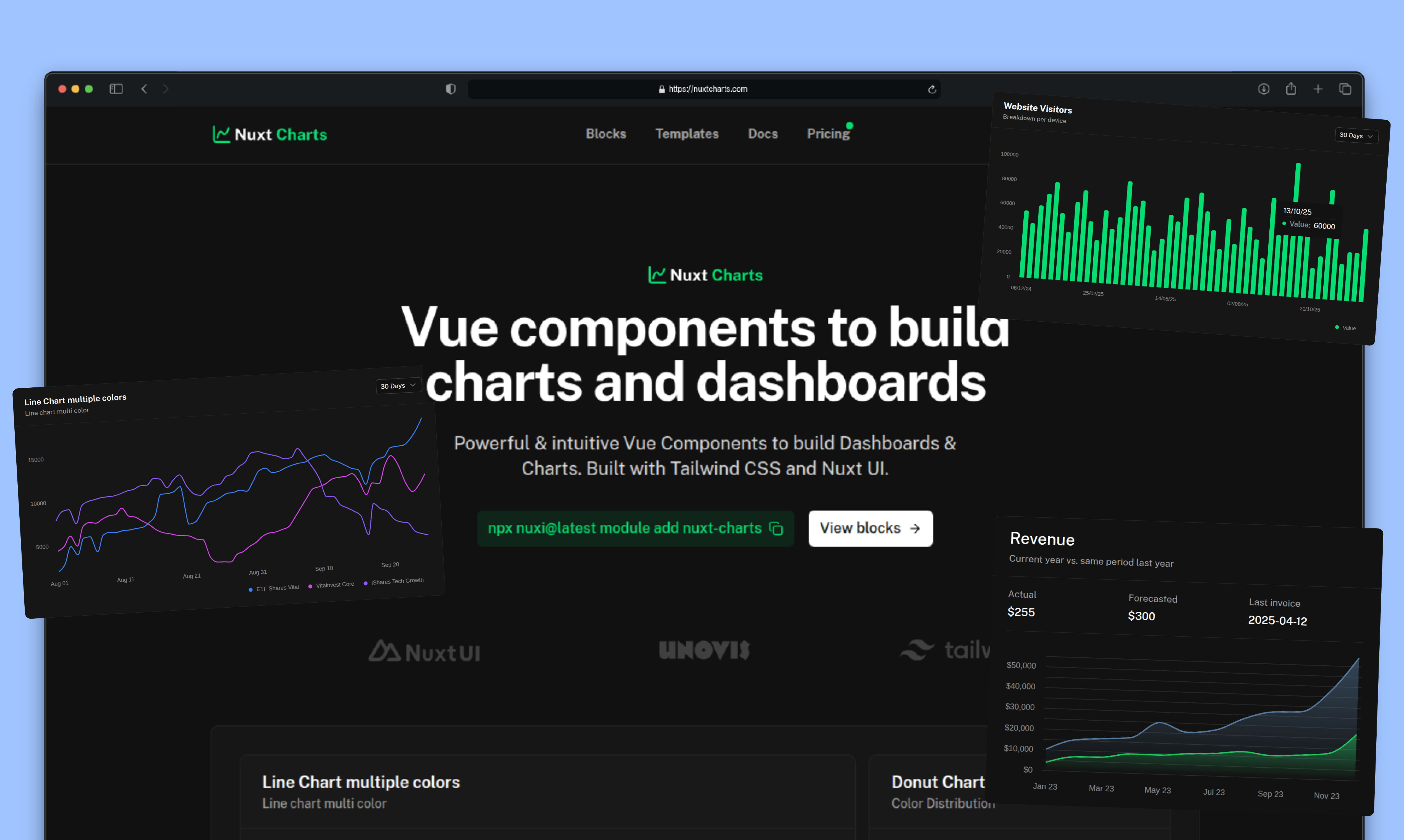 nuxt 차트 - nuxt 및 vue.js를위한 강력한 차트 라이브러리 미디어 1