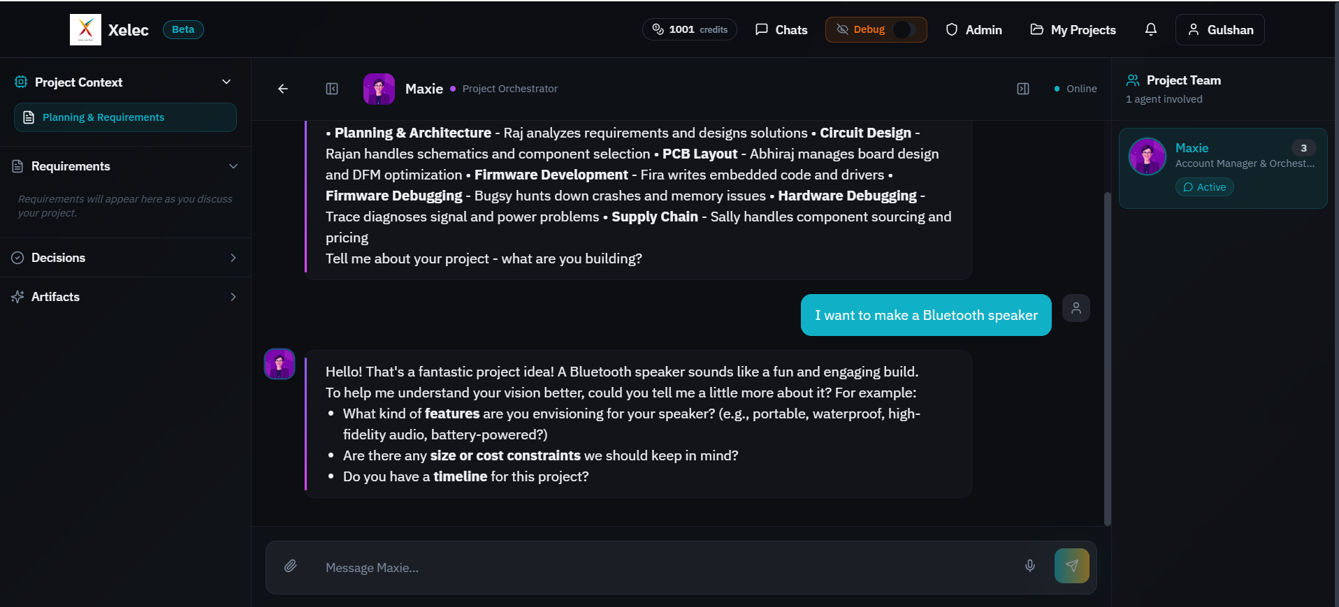 Xelec Agents - Screenshot 2 showing product features and functionality