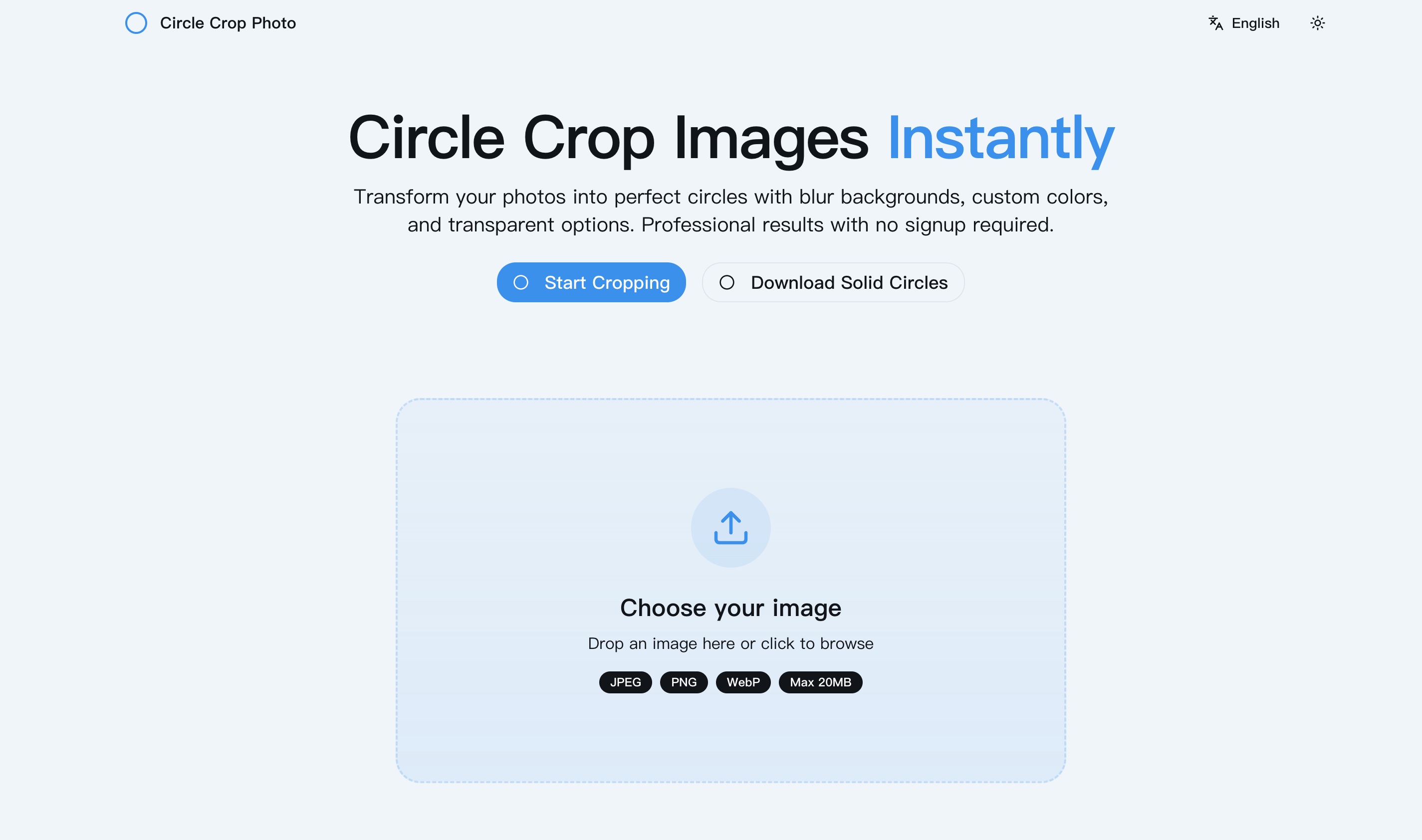 Circle Crop Image Tool Medien 1