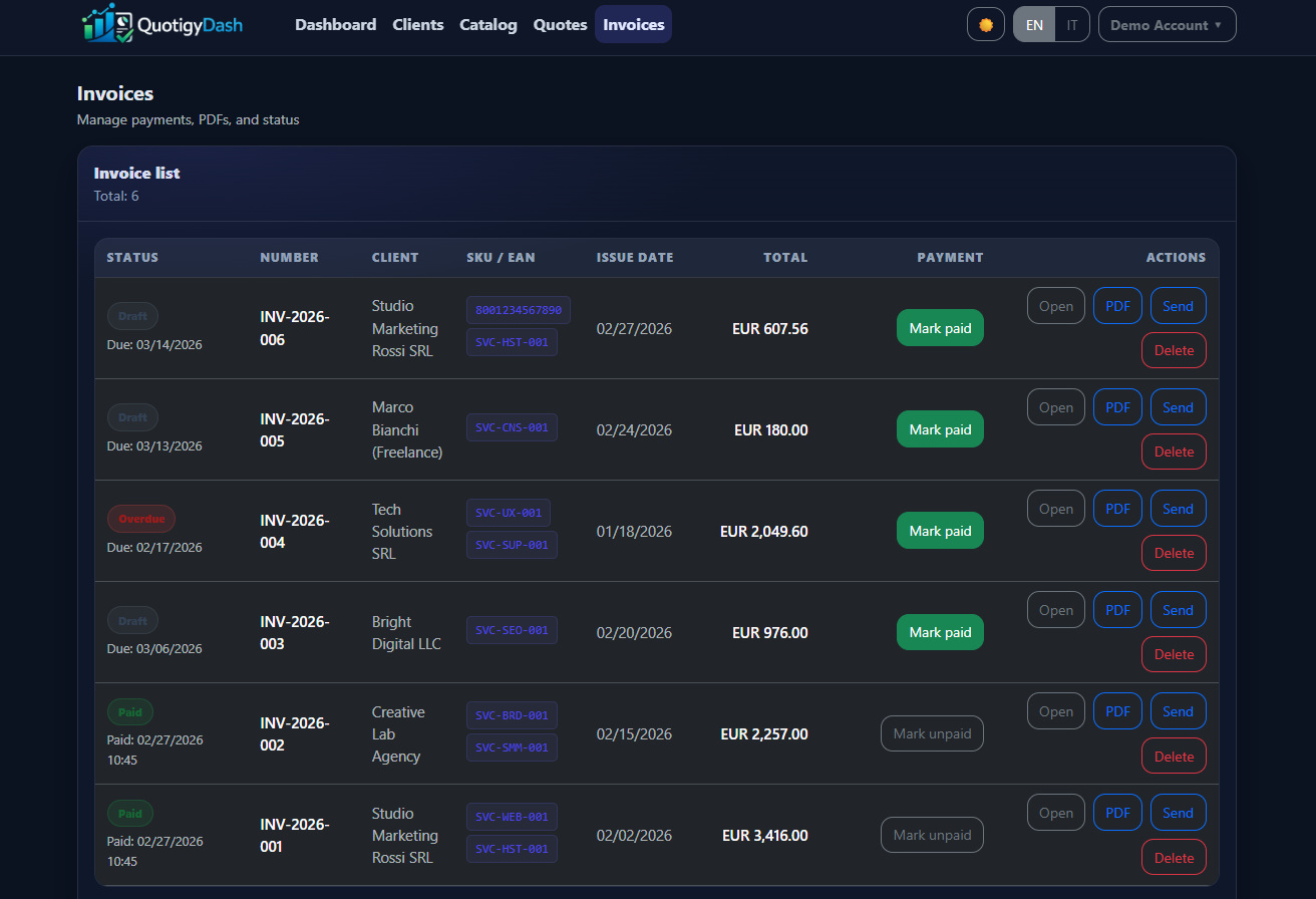 QuotigyDash gallery image